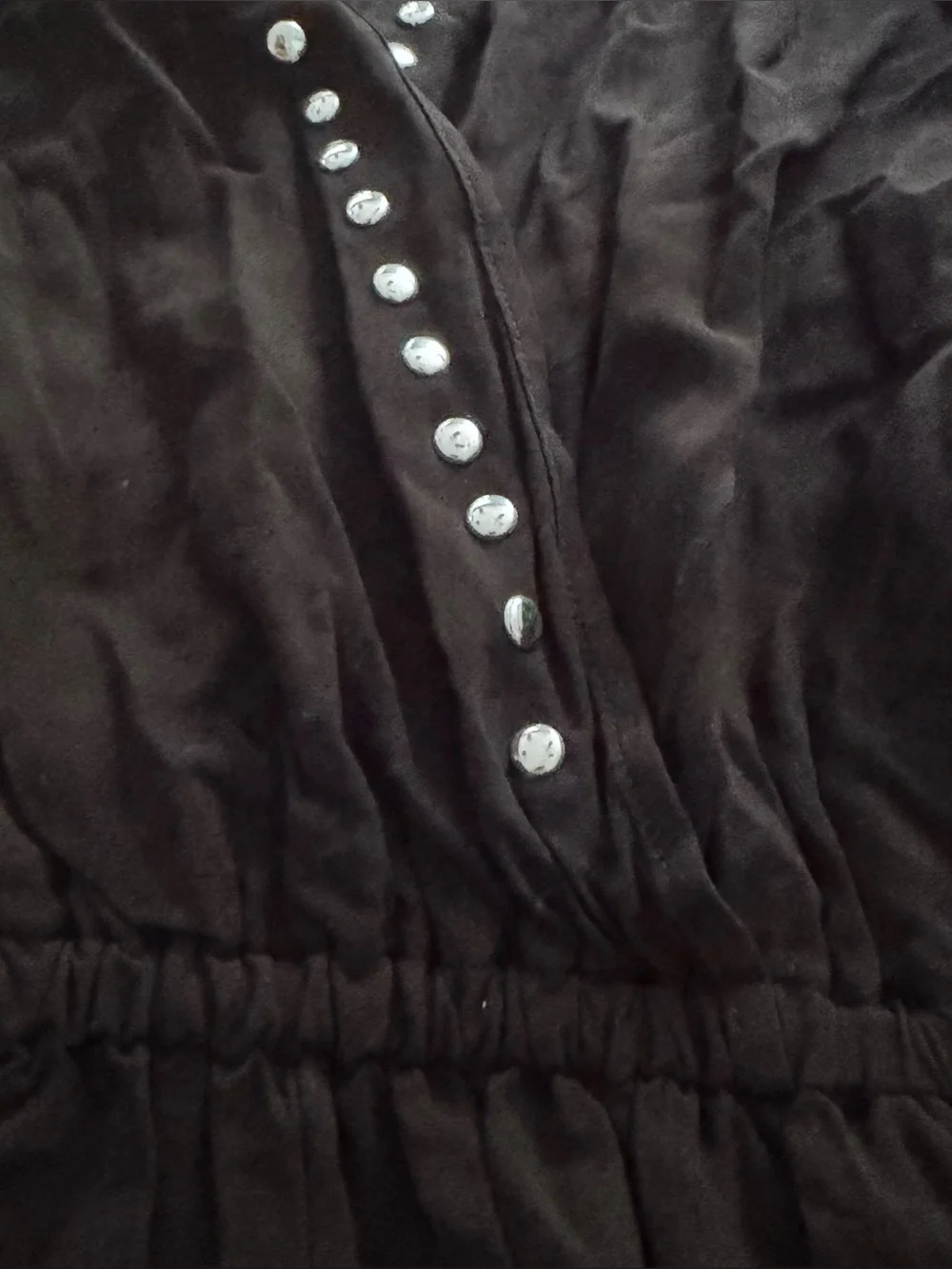NWT bar III Black Studded Resort Romper | Medium